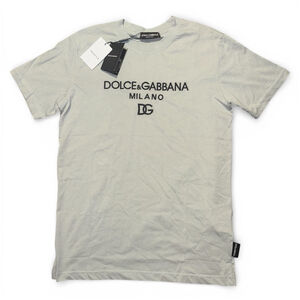 Men's Dolce & Gabbana Short Sleeve Tee Size Small Light Gray